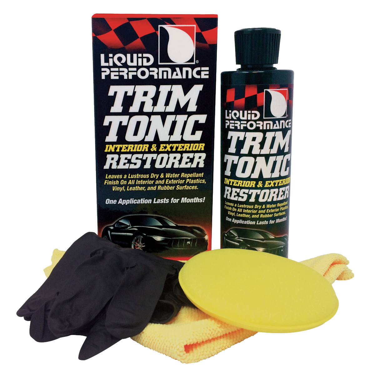 Trim Tonic Kit (Gloves, Microfiber & Applicator)