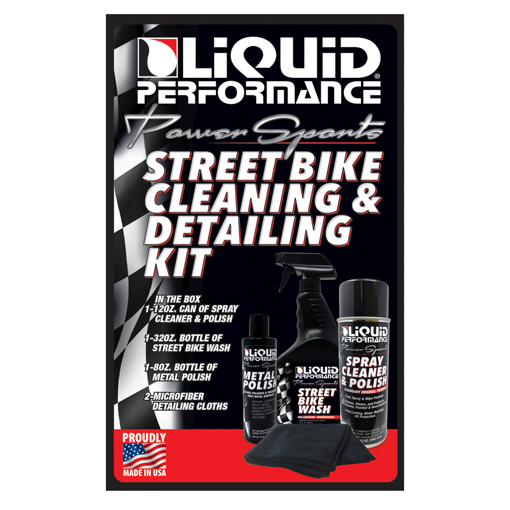 Premium Street Bike Cleaning &amp; Detailing Kit