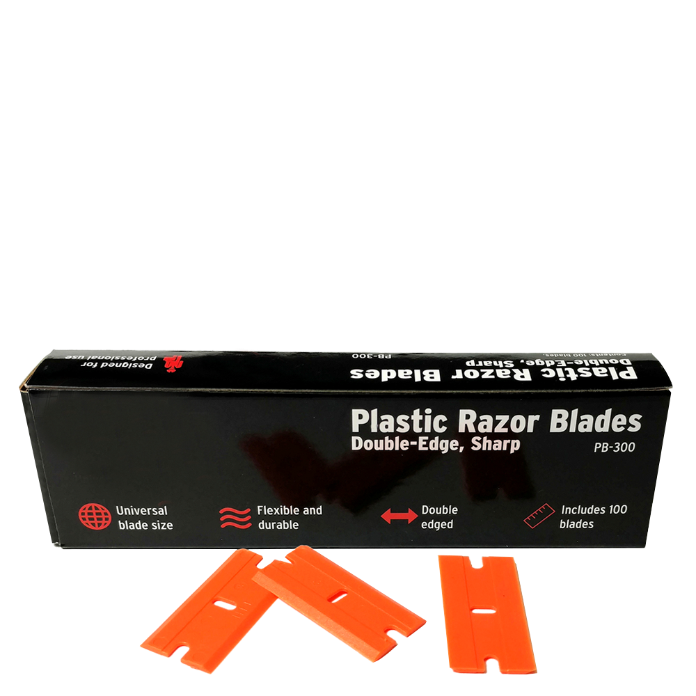 Double Edge Plastic Razor Blades (100 pk)